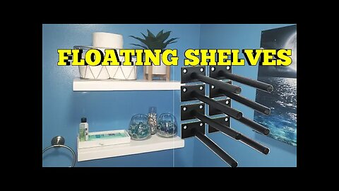 Floating Shelves With Brackets From Amazon