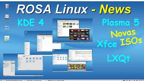 Reapresentação ROSA FRESH R11.1 Linux Russo desenvolvido pela comunidade da Empresa LLC NTC IT ROSA