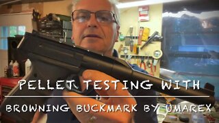 Pellet testing the Browning Buckmark by Umarex Geco wadcutters, RWS Meisterkugeln, Norma no go😢
