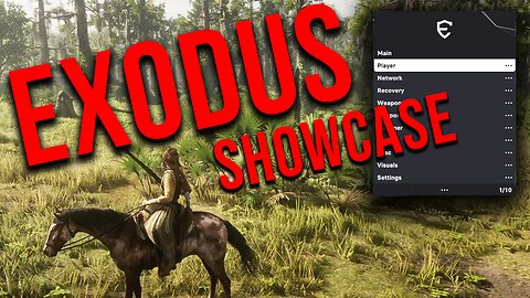 EXODUS MOD MENU SHOWCASE | RED DEAD ONLINE