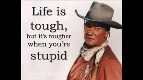 John Wayne Says America This is Our America Time To It Back.