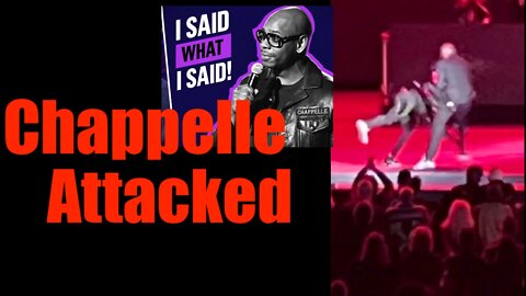 Dave Chapelle Attacked on Stage -- Comedy + Speech Under Assault