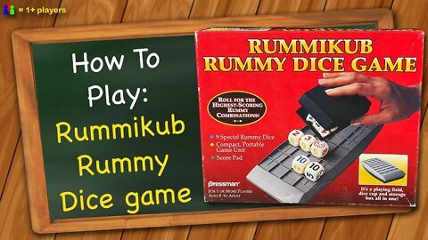 How to play Rummikub Rummy Dice Game
