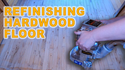 Hardwood Floor Refinishing In Our Log Home