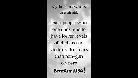 Fact about owning firearms