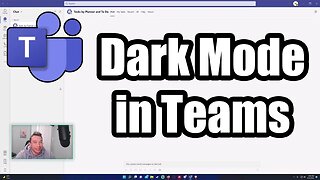 How to Change Teams to Dark Mode | Microsoft Teams | 2022 Tutorial