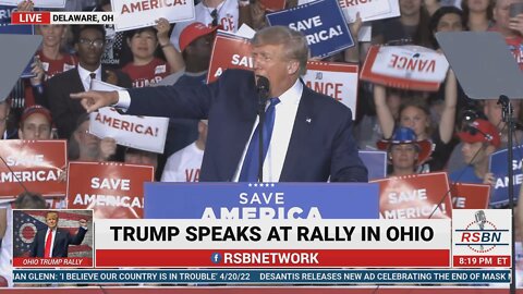 FULL SPEECH: President Donald J Trump gives speech at Trump Rally in Delaware, OH 4/23/2022