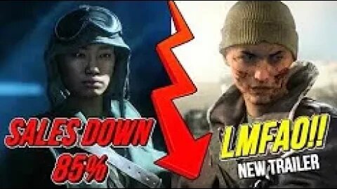 Battlefield V Sales Down 85% vs Black Ops 4 - New SJW Trailer Breakdown (Aug 21, 2018)