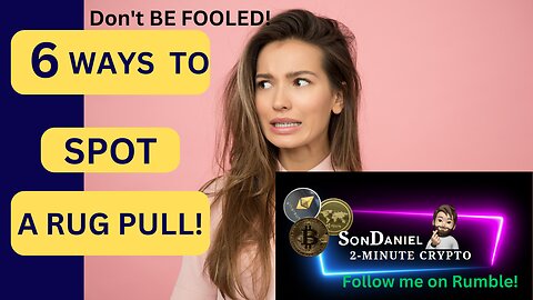 How To Avoid SCAMS in Crypto!