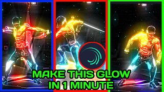 MAKE THIS GLOW IN 1 MINUTE // RED-BLUE GLOW TUTORIAL // HOW TO MAKE THIS GLOW IN ALIGHT MOTION