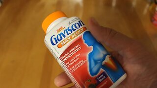 New Gaviscon max relieve tabs berry blend review, get rid of acid reflux and he