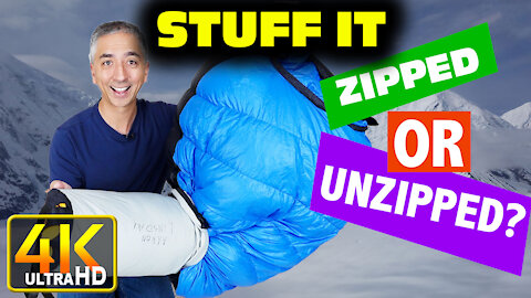 Should You Stuff a Sleeping Bag Zipped or Zipped? Pros and Cons (4k UHD)
