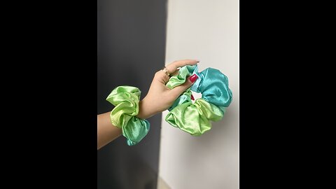 Toka, scrunchies, how to make scrunchies