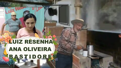 CORAÇÃO DE ROÇA O PROGRAMA DA FAMIA, COM LUIZ RESENHA E ANA OLIVEIRA BASTIDORES, NUM CAFÉ DE GARAPA