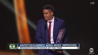 Antetokounmpo, Brogdon bring home NBA awards