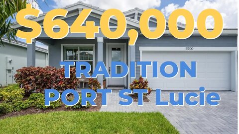 Tour A Move In Ready $640,000 Pool & Lake View Home In Tradition Port St Lucie, Manderlie