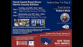 Hand Count Roadshow Harris County - Day 2 | July 19th, 2023