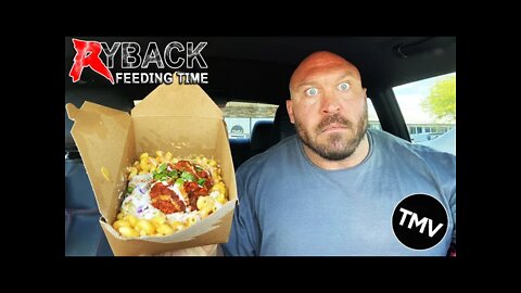 Ryback Feeding Time: Buffalo Chicken Mac n Cheese with Cole Slaw