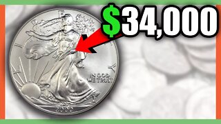 RARE SILVER EAGLE COINS WORTH MONEY - SILVER COINS VALUE!!