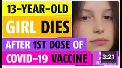 13-year-old girl dies after first dose of COVID-19 vaccine