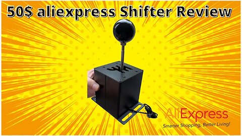 aliexpress 50$ Shifter Review H-Pattern/Sequential Shifter cheapest shifter on the Market sim racing, assetto corsa