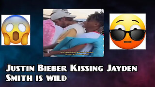 Justin Bieber Kisses Jayden Smith