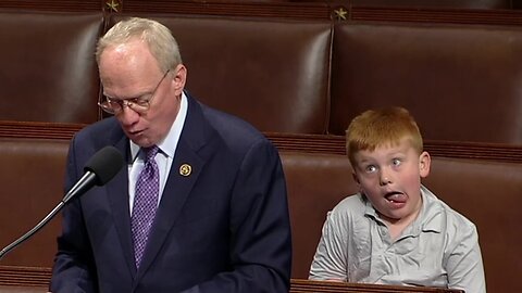 son of Representative John Rose makes faces on House floor (showing how we all feel about Congress)