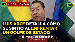 Luis Arce revela sus sentimientos ante el intento de golpe en Bolivia