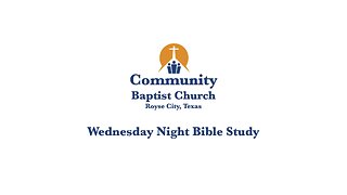Bible Study for November 1, 2023