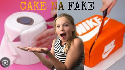 Cake or Fake challenge prank video cake or real so fun 😂😂