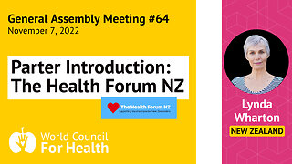 Introducing The Health Forum NZ to the World | Lynda Wharton