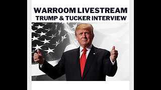 LIVE: Tucker x Trump Interview