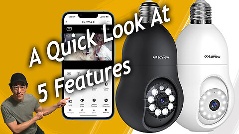 LaView Security Bulb Camera - Quick Look at 5 Features, Product Links