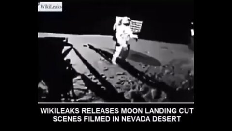 WIKILEAKS EXPOSING THE MOON LANDING HOAX - FILMED IN NEVADA DESERT