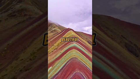 Rainbow Mountains in Zhangye Danxia China #shorts #shortsfeed