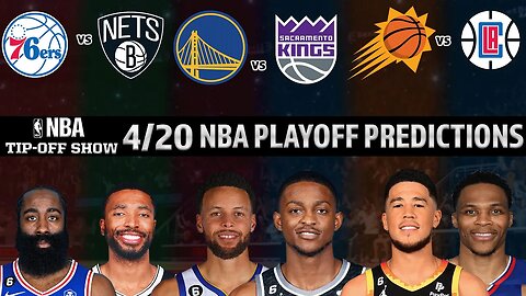 NBA Playoff Game 3 Predictions & Picks | Nets vs 76ers | Warriors vs Kings | Tip-Off for Apr 20