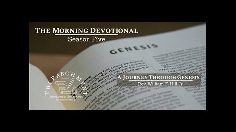 Morning Devotional: Genesis 1