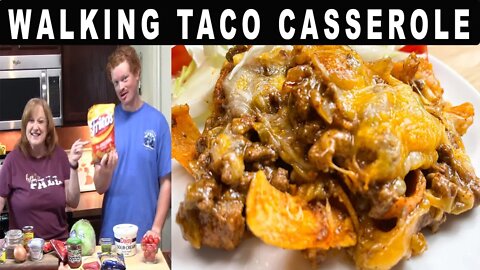 WALKING TACO CASSEROLE | Easy Mexican Flavor Filled Dinner Recipe