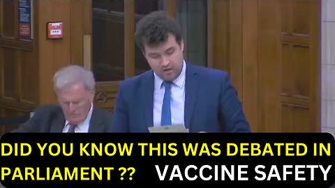 PARLIAMENTARY DEBATE ON SAFETY OF COVID VACCINES - OPENING SPEECH ELLIOT COLBURN