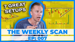 7 Stocks To Watch This Week | Technical Analysis Chart Patterns Explained | Weekly Watchlist EP 007