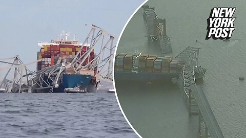 🚨Dramatic footage shows COLLAPSE of Baltimore’s Francis Scott Key Bridge