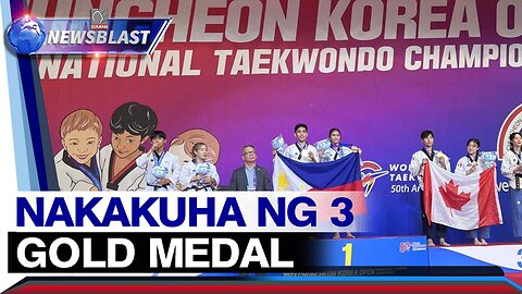 Philippine taekwondo jins, nakakuha ng 3 gold medal sa Korea open