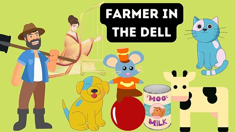 Farmer in the Dell Nursery Rhyme | Kids Songs
