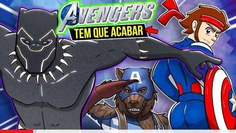 VINGADORES Pantera Negra - VINGADORES precisa ACABAR | Rk Play