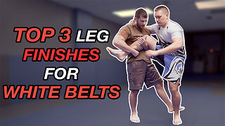 TOP 3 Single Leg Finishes for WHITE BELTS