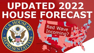 Updated 2022 House Map Prediction (October 7, 2022)