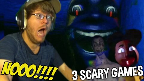 KEEP YOUR LIGHT ON WHILE PLAYING THESE GAMES || 3 Scary Games