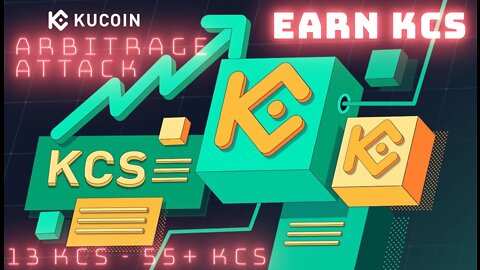 Earn crypto with KCS Kucoin Coin on KCC chain with arbitrage attack using solidity.