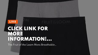 Click link for more information! Fruit of the Loom Men's Breathable Underwear