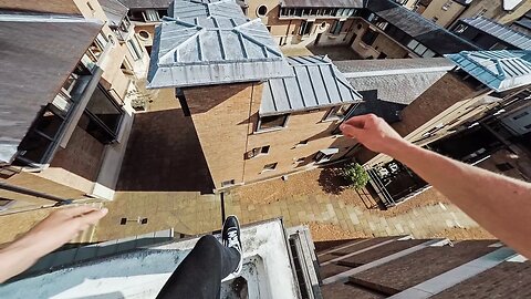 Rooftop Parkour POV - Cambridge